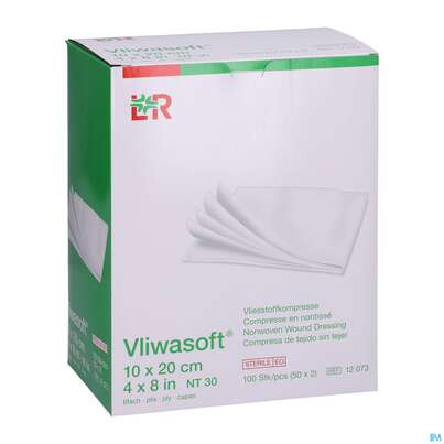 Vlieskompressen Vliwasoft 6fach Steril 10x 20cm 100st, A-Nr.: 1372784 - 03