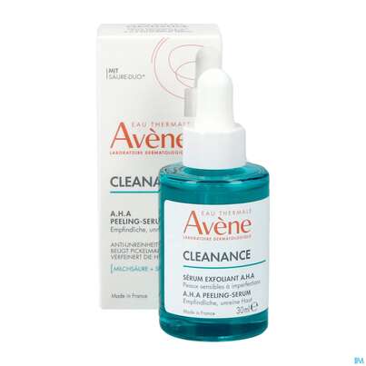 Sie sehen eine Packung Avene Cleanance A.h.a Serum 30ml, Produktbild: 07 Avene Cleanance A.h.a Serum 30ml, A-Nr.: 5799634 - 07
