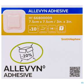 Wundverband Allevyn/polyurethan Adhesive 7,5x 7,5cm -tam 10st, A-Nr.: 4736620 - 01