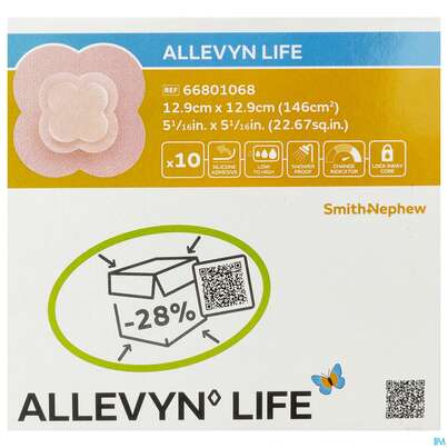 ALLEVYN LIFE WUNDVB SIL 12,9 10ST, A-Nr.: 4062386 - 01