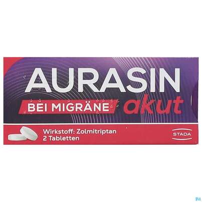 AURASIN AKUT TBL 2,5MG 2ST, A-Nr.: 4987262 - 01