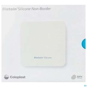 Schaumverband Biatain Silicone Nonborder Ohne Haftrand 10x10cm 10st, A-Nr.: 5290511 - 01