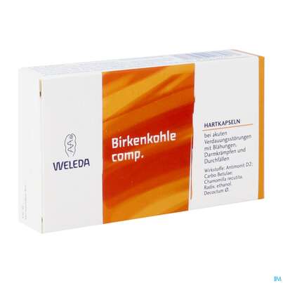 Birkenkohle Cp-weleda Kapseln 20st, A-Nr.: 3576485 - 02