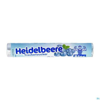Sie sehen eine Packung Bloc Traubenzucker Heidelbeere Rolle 42g, Produktbild: 02 Bloc Traubenzucker Heidelbeere Rolle 42g, A-Nr.: 2869676 - 02