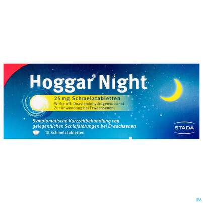 Hoggar Night Schmelztabl 25mg 10st, A-Nr.: 4962316 - 01