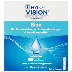 Augentropfen Hylo-vision Sine 0,4ml 20st, A-Nr.: 3829549 - 01