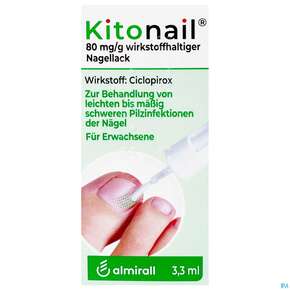 Kitonail Wirkstoffhaltiger Nagellack 80mg/g 3,3ml, A-Nr.: 3763684 - 01