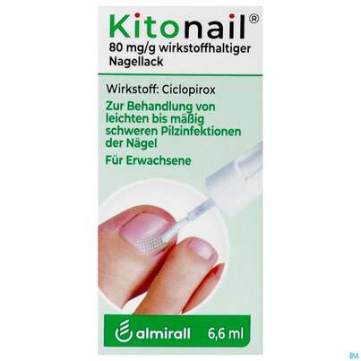 Kitonail Wirkstoffhaltiger Nagellack 80mg/g 6,6ml, A-Nr.: 3763690 - 01