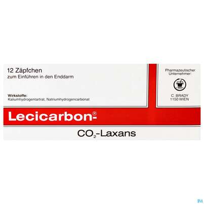 Lecicarbon Zaepfchen 12st, A-Nr.: 0031302 - 01