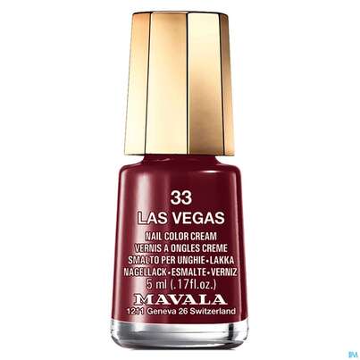 Sie sehen eine Packung Mavala Nagellacke 33 Las Vegas 5ml, Produktbild: 03 Mavala Nagellacke 33 Las Vegas 5ml, A-Nr.: 3652358 - 03