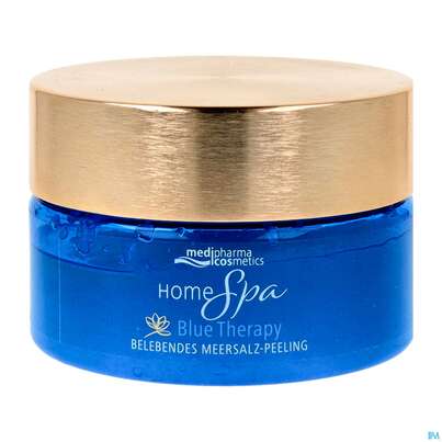 Sie sehen eine Packung Medipharma Cosmetics Home Spa Blue Therapy Meersalz-peeling 250g, Produktbild: 02 Medipharma Cosmetics Home Spa Blue Therapy Meersalz-peeling 250g, A-Nr.: 5775964 - 02