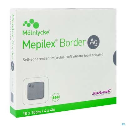 MEPILEX BORD AG 10X10CM 5ST, A-Nr.: 3847725 - 02