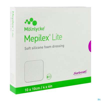 Wundverband Mepilex Silikon Lite 10x 10cm 5st, A-Nr.: 2829903 - 02