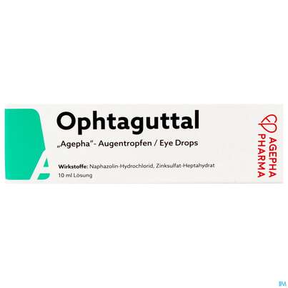 Ophtaguttal-agepha Augentropfen 10ml, A-Nr.: 0040100 - 01