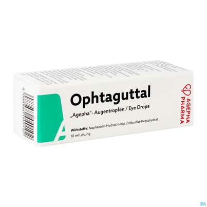 Ophtaguttal-agepha Augentropfen 10ml, A-Nr.: 0040100 - 02