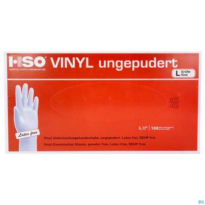 Untersuchungshandschuhe Vinyl Puderfrei L 100st, A-Nr.: 2586748 - 01