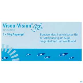 Augentropfen Visco-vision Gel Carbomer 0,2% 3x10g 30g, A-Nr.: 3829638 - 01