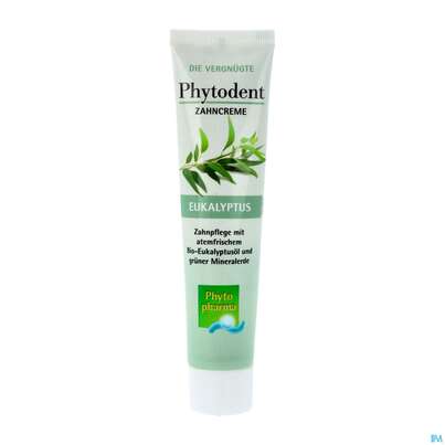 Zahnpaste Phytodent Phytopharma Creme Gruene Mineralerde Eukalyptusoel 75ml, A-Nr.: 4606395 - 02