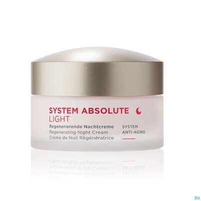 Sie sehen eine Packung Boerlind System/absolute Regenierende/nachtcreme Light Texture 60471 50ml, Produktbild: 02 Boerlind System/absolute Regenierende/nachtcreme Light Texture 60471 50ml, A-Nr.: 4175707 - 02