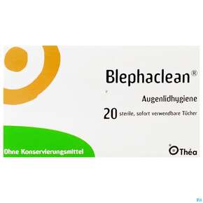 Blephaclean Pflegetuecher Steril 20st, A-Nr.: 3035648 - 01