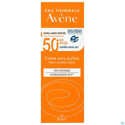 Avène Sonnencreme Spf 50+ Ohne Duftstoffe 50ml, A-Nr.: 2840419 - 01