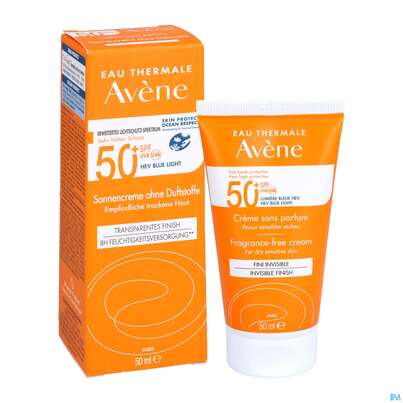 Avène Sonnencreme Spf 50+ Ohne Duftstoffe 50ml, A-Nr.: 2840419 - 09
