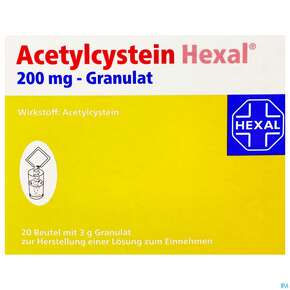 ACETYLCYS HEX GRAN 200MG 20ST, A-Nr.: 3771703 - 01