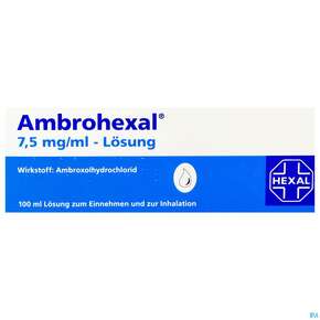 Ambrohexal Loesung 7,5mg/ml 100ml, A-Nr.: 1349621 - 01