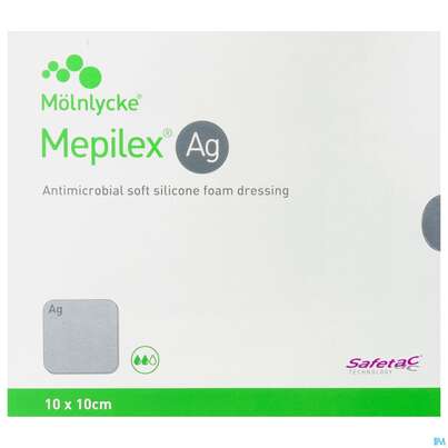 MEPILEX AG 10X10CM 5ST, A-Nr.: 3627254 - 01