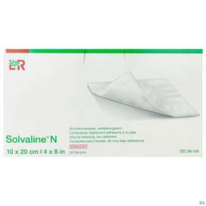 Solvaline N-kompresse Steril 10x 20cm 50st, A-Nr.: 1519750 - 01