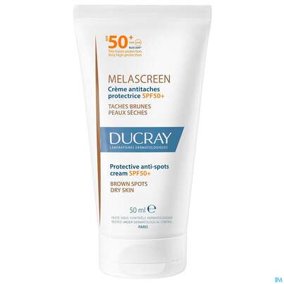 Sie sehen eine Packung Sonnenprodukte Ducray Melascreen Creme Spf 50+ Neu 50ml, Produktbild: 08 Sonnenprodukte Ducray Melascreen Creme Spf 50+ Neu 50ml, A-Nr.: 5712432 - 08