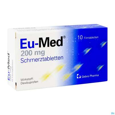 Eu-med Schmerztabl 200mg 10st, A-Nr.: 2442647 - 02