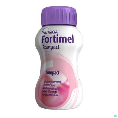 Fortimel/compact/2.4 125ml Vitalflasche Erdbeere 4st, A-Nr.: 4294056 - 05