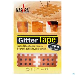 Tape Gittertape Triggertape Acutop Beige Type B 2,8x3,6cm 120st, A-Nr.: 4608313 - 01