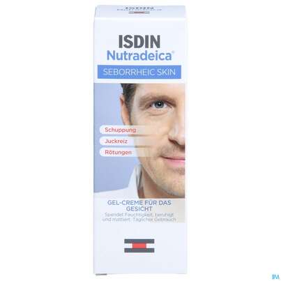 Sie sehen eine Packung Isdin Nutradeica Gel Cream 50ml, Produktbild: 01 Isdin Nutradeica Gel Cream 50ml, A-Nr.: 5570328 - 01