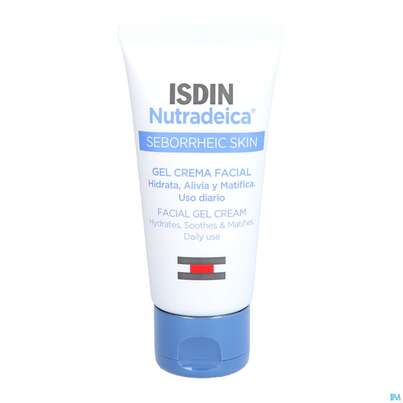 Sie sehen eine Packung Isdin Nutradeica Gel Cream 50ml, Produktbild: 06 Isdin Nutradeica Gel Cream 50ml, A-Nr.: 5570328 - 06