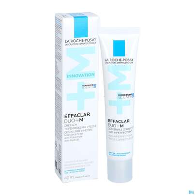 Sie sehen eine Packung La Roche Posay Akne/mischhaut Effaclar Duo +m Creme 40ml, Produktbild: 05 La Roche Posay Akne/mischhaut Effaclar Duo +m Creme 40ml, A-Nr.: 5758598 - 05