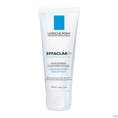 Sie sehen eine Packung La Roche Posay Akne/mischhaut Effaclar H Feuchtigkeitspflege 40ml, Produktbild: 05 La Roche Posay Akne/mischhaut Effaclar H Feuchtigkeitspflege 40ml, A-Nr.: 3601786 - 05