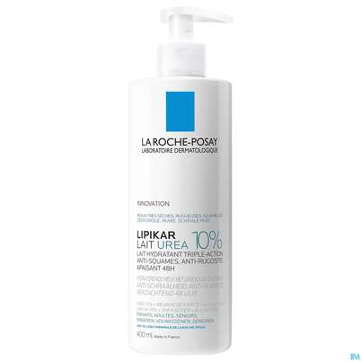 Sie sehen eine Packung La Roche Posay Koerperpflege Lipikar/lait Urea 10% 400ml, Produktbild: 01 La Roche Posay Koerperpflege Lipikar/lait Urea 10% 400ml, A-Nr.: 5775243 - 01