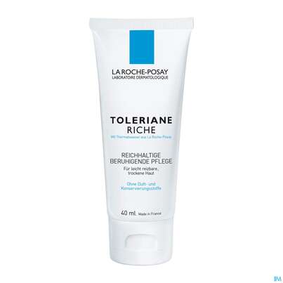 Sie sehen eine Packung La Roche Posay Gesichtspflege Toleriane Creme Riche Trock.haut 40ml, Produktbild: 05 La Roche Posay Gesichtspflege Toleriane Creme Riche Trock.haut 40ml, A-Nr.: 2378079 - 05