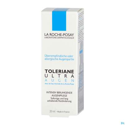 Sie sehen eine Packung La Roche Posay Augenpflege Toleriane Ultra Augen 20ml, Produktbild: 03 La Roche Posay Augenpflege Toleriane Ultra Augen 20ml, A-Nr.: 4324544 - 03