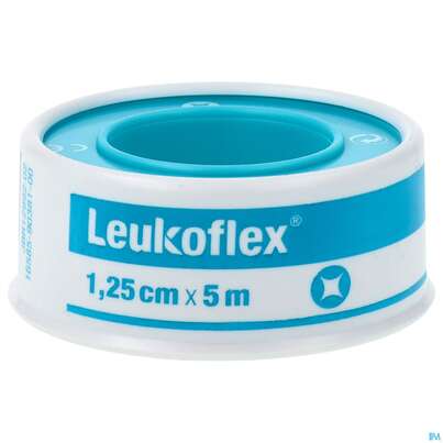 Wundpflaster Leukoflex Rollenpflaster 5mx 1,25cm 0112100 1st, A-Nr.: 5020378 - 01