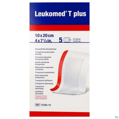 Wundverband Leukomed T Plus Folienverband/+auflage Steril 10x20cm 5st, A-Nr.: 3942406 - 12