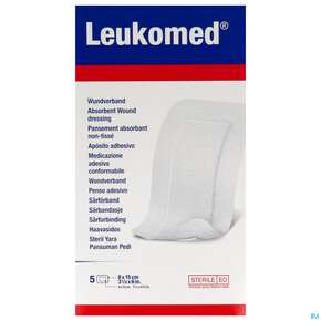 Wundverband Leukomed/steril Verklebungsschutz 8x15cm 5st, A-Nr.: 3091262 - 01