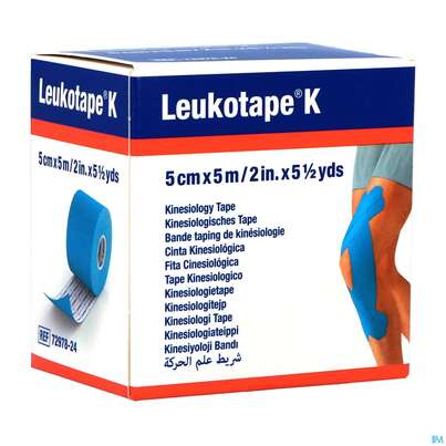 Tape Kinesiologisch Leukotape K 5mx 5cm Hellblau 1st, A-Nr.: 3477317 - 02