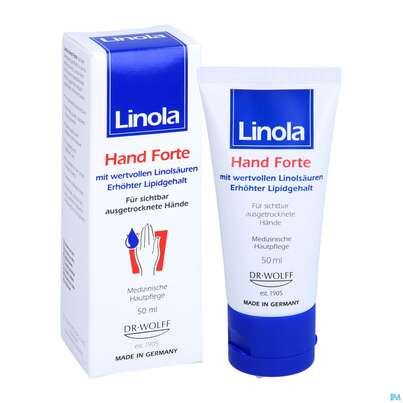 Sie sehen eine Packung Linola Hand Forte 50ml, Produktbild: 05 Linola Hand Forte 50ml, A-Nr.: 5724613 - 05