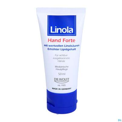 Sie sehen eine Packung Linola Hand Forte 50ml, Produktbild: 06 Linola Hand Forte 50ml, A-Nr.: 5724613 - 06