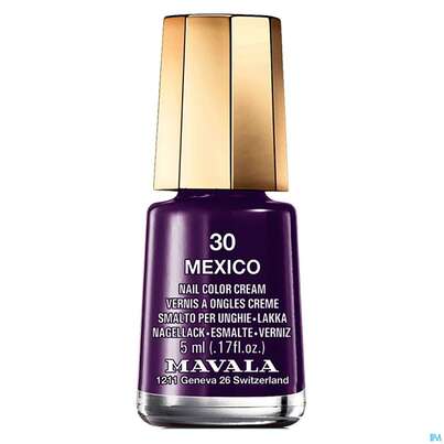 Sie sehen eine Packung Mavala Nagellacke 30 Mexico 5ml, Produktbild: 03 Mavala Nagellacke 30 Mexico 5ml, A-Nr.: 3652329 - 03