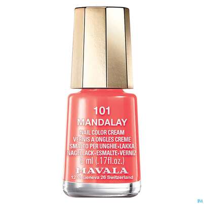 Sie sehen eine Packung Mavala Nagellacke 101 Mandalay 5ml, Produktbild: 02 Mavala Nagellacke 101 Mandalay 5ml, A-Nr.: 5426212 - 02