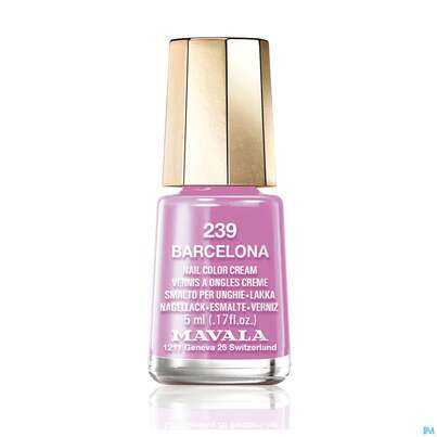 Sie sehen eine Packung Mavala Nagellacke 239 Barcelona 5ml, Produktbild: 01 Mavala Nagellacke 239 Barcelona 5ml, A-Nr.: 4552854 - 01